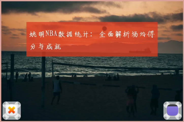 姚明NBA数据统计：全面解析场均得分与成就
